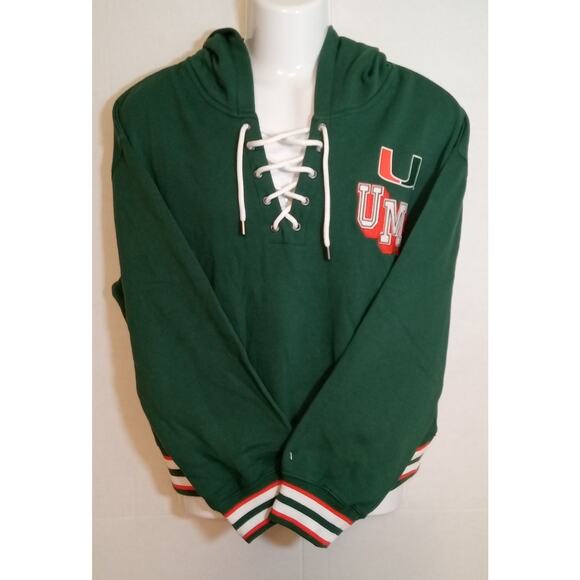 University of Miami Hurricanes Wear by Erin Andrews Pullover Hoodie Women's XL - Picture 1 of 6